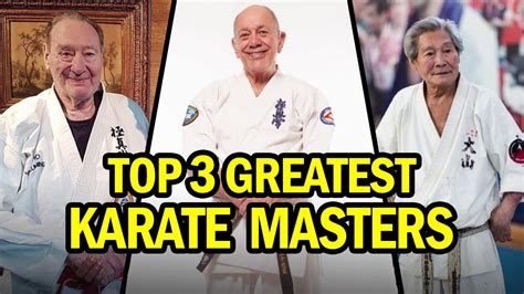 list of karate grand masters.